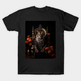 Fantasy Tiger Throne T-Shirt